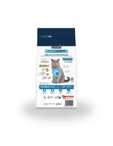 Comida para Gato Esterilizado ADVANCE Sterilized 1,5kg
